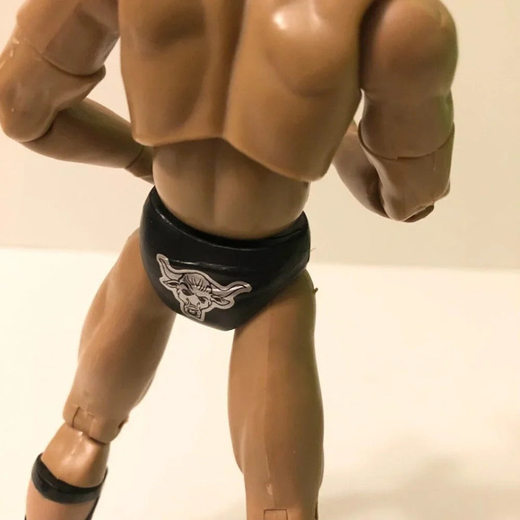 2000 WWF Jakks Pacific Finishing Moves Rock Bottom The Rock & Triple - Picture 7 of 16